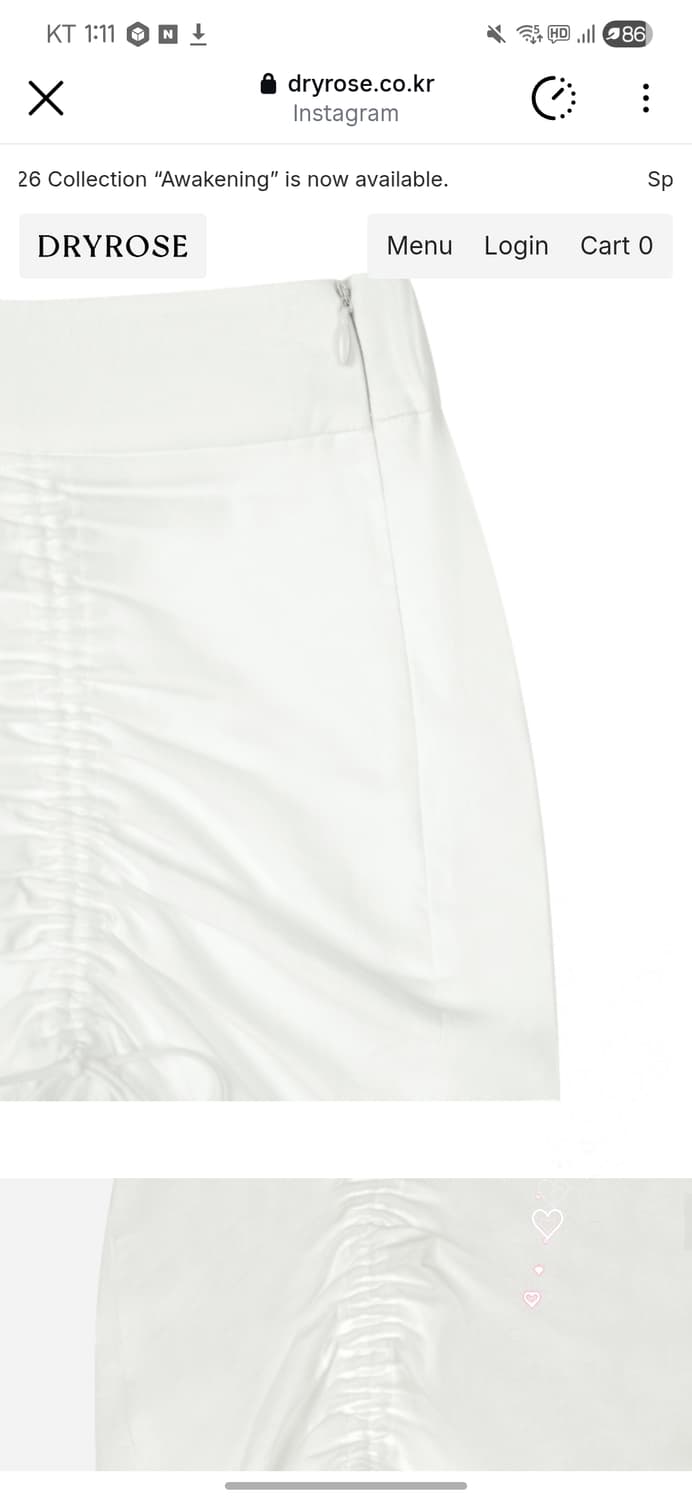 (새상품) 드라이로즈 WRINKLE PUNCHING SK (WH) 상품이미지2