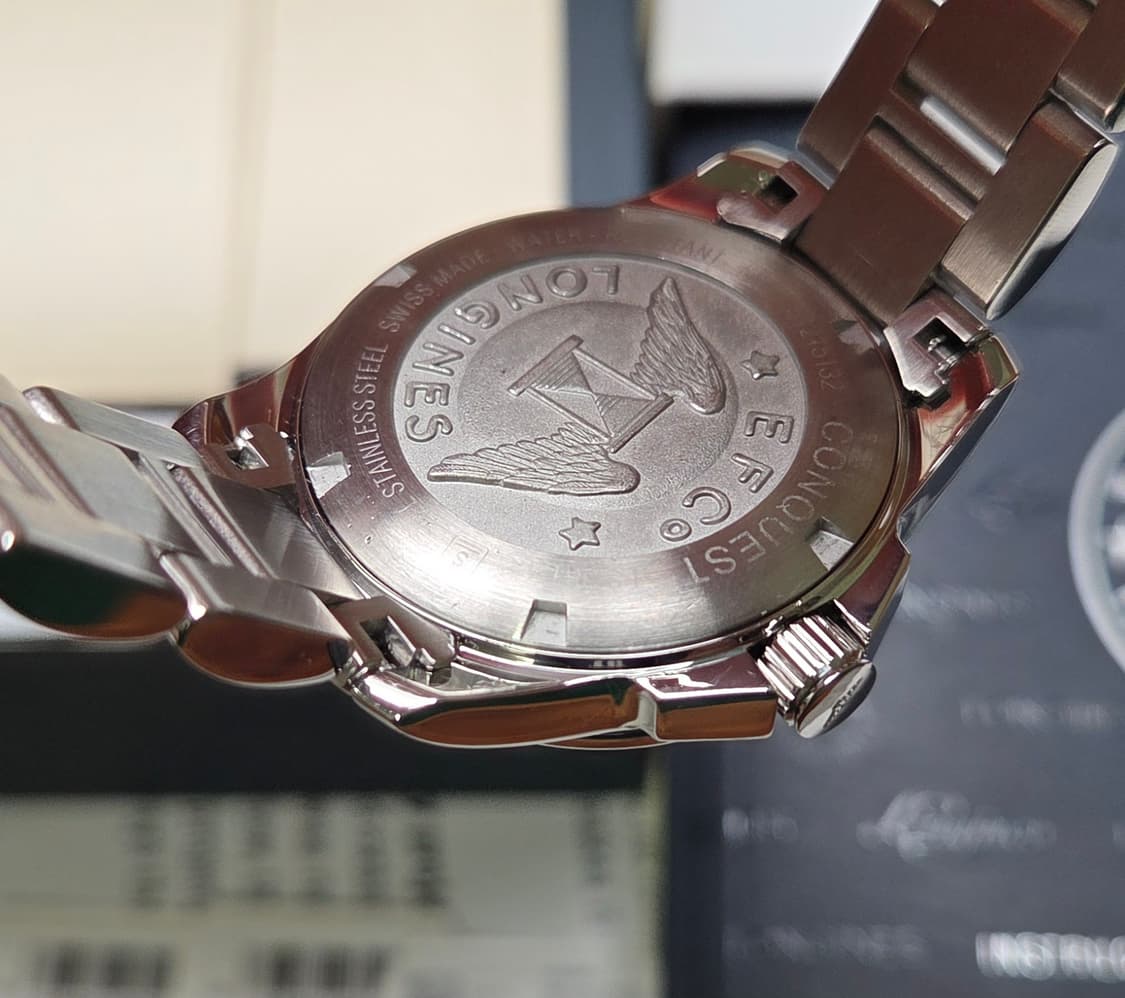 론진 콘퀘스트 문페이즈 11P다이아 자개다이얼 여성용 브레이슬릿 ver. 상품이미지6