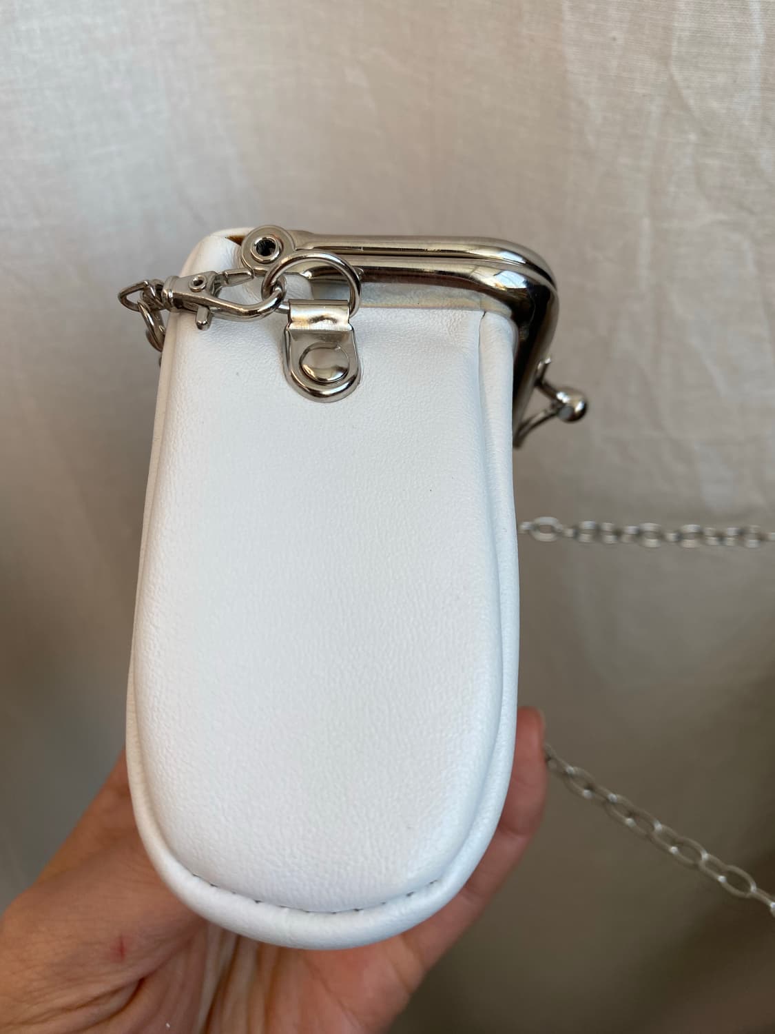 tta 화이트레더 마이크로 크로스백 상품이미지3