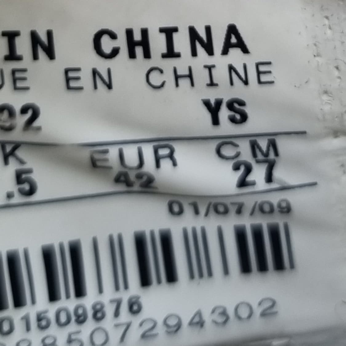 나이키 반달 로우 벨크로 운동화 270 상품이미지6