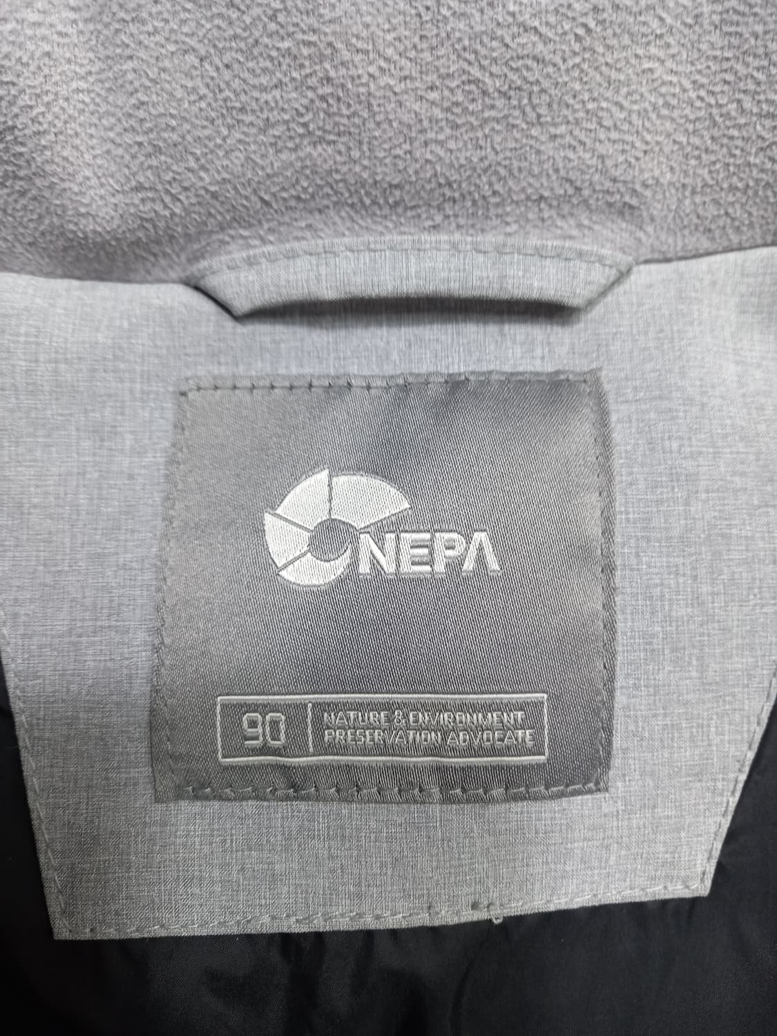 M90 NEPA Active 구스다운 숏패딩 그레이 M-994 상품이미지5