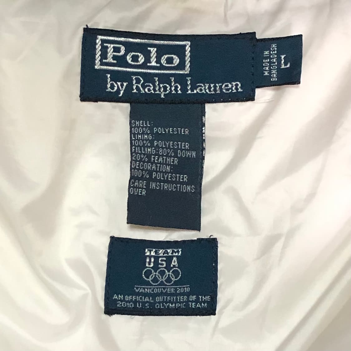 폴로 랄프로렌 USA 올림픽팀 빅로고 패딩 상품이미지4