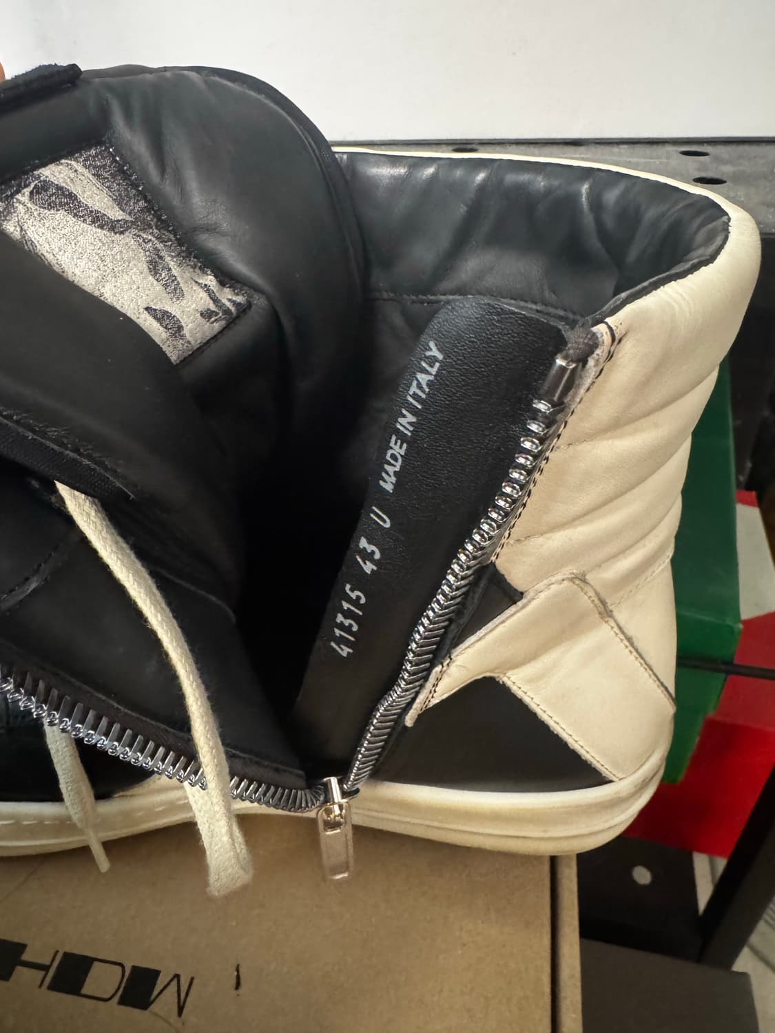 릭오웬스 지오바스켓 모노클롬 43 상품이미지5