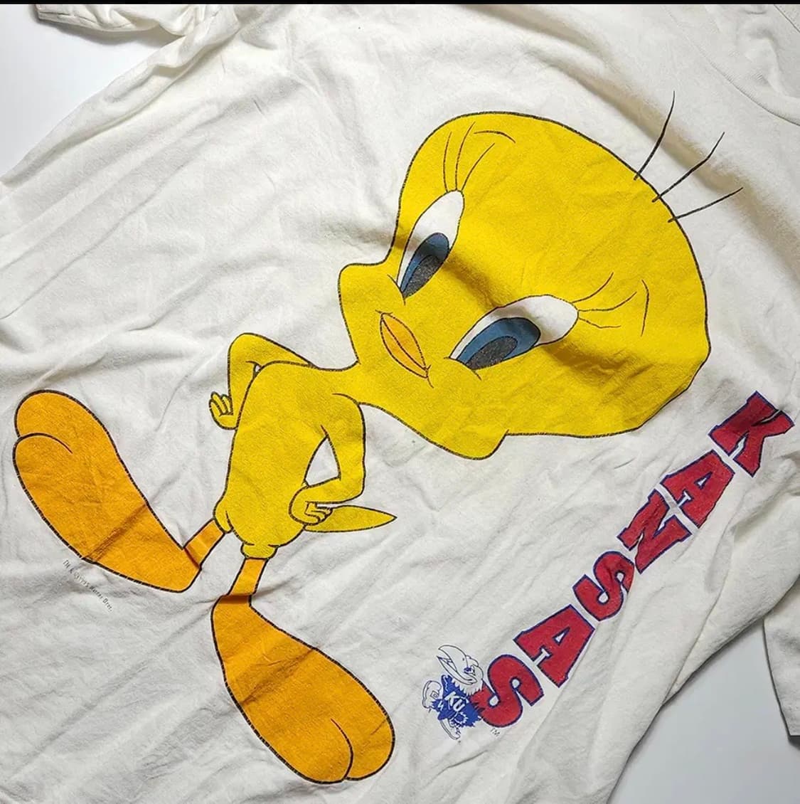 90s 빈티지 루니툰즈 트위티 싱글스티치 빅사이즈 티셔츠 상품이미지3