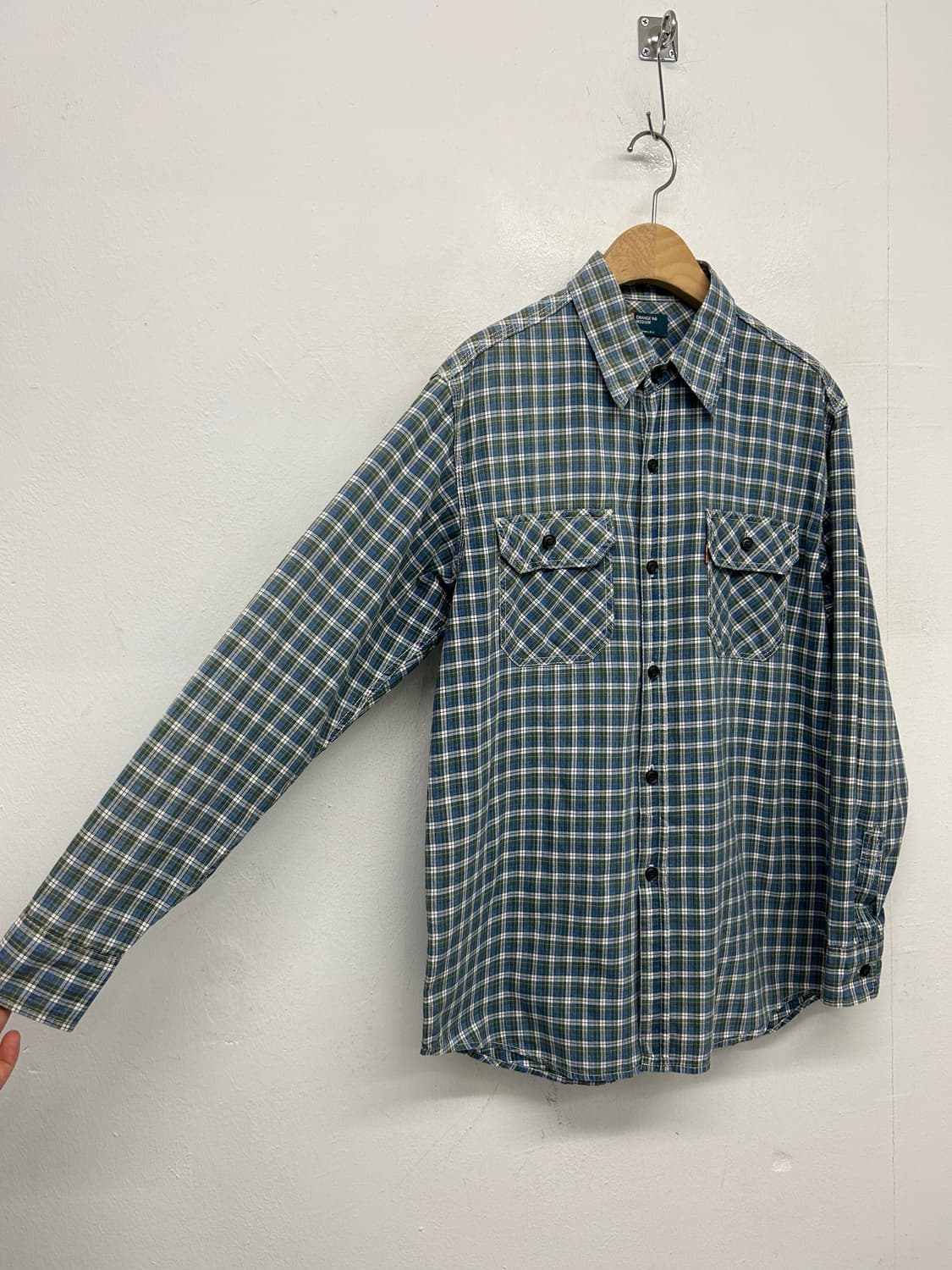 리바이스 오렌지탭 체크 셔츠 상품이미지2