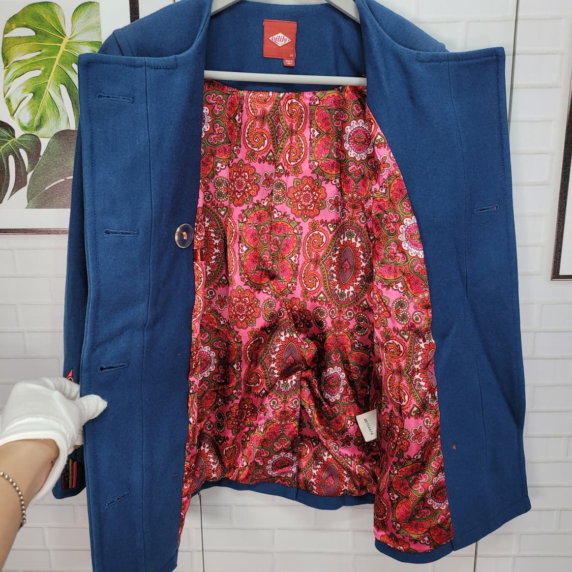 OILILY 오일릴리 자켓 코트 모 60% 36사이즈 상품이미지6