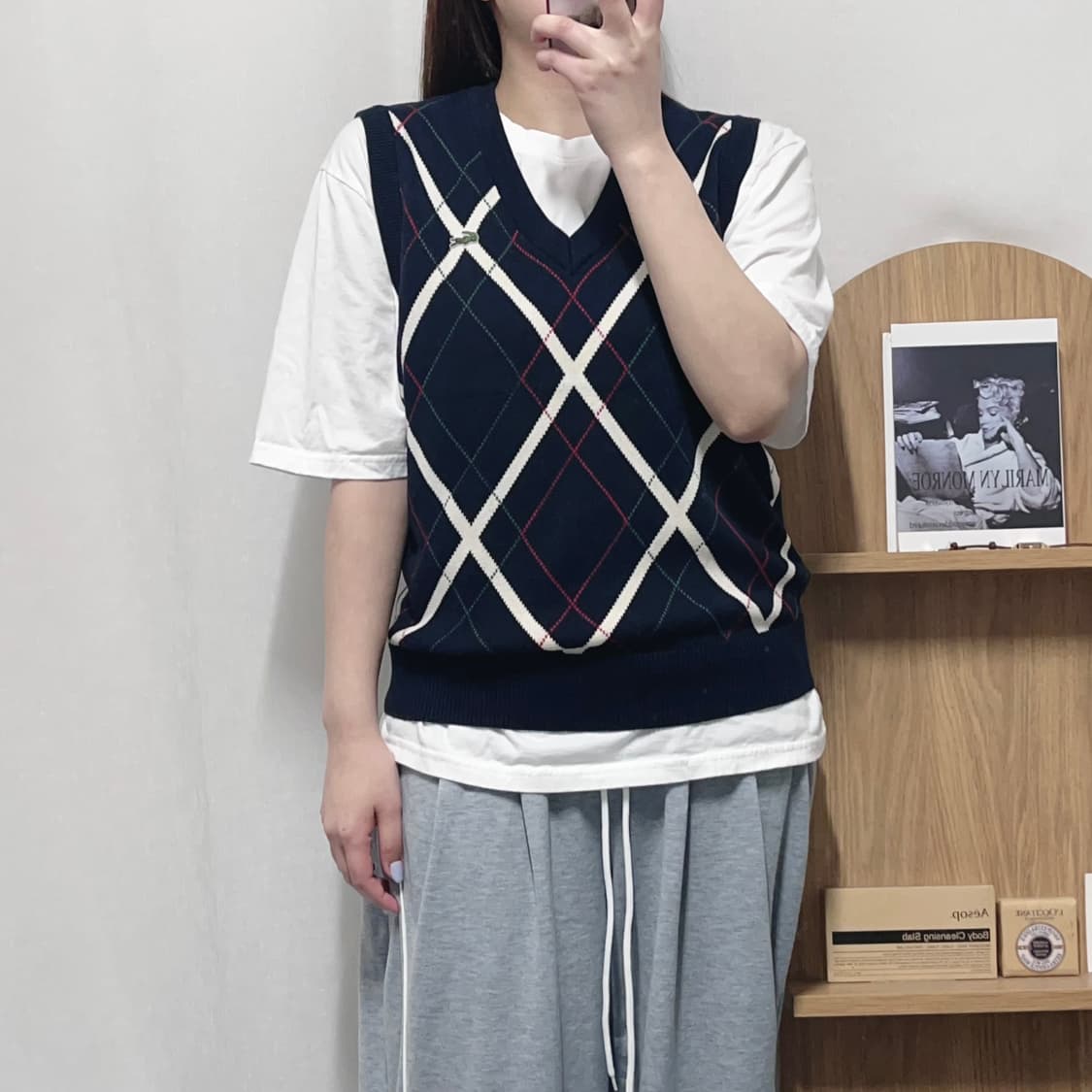 [정품] 라코스테 딥네이비 니트조끼 [ 95 ] 상품이미지2