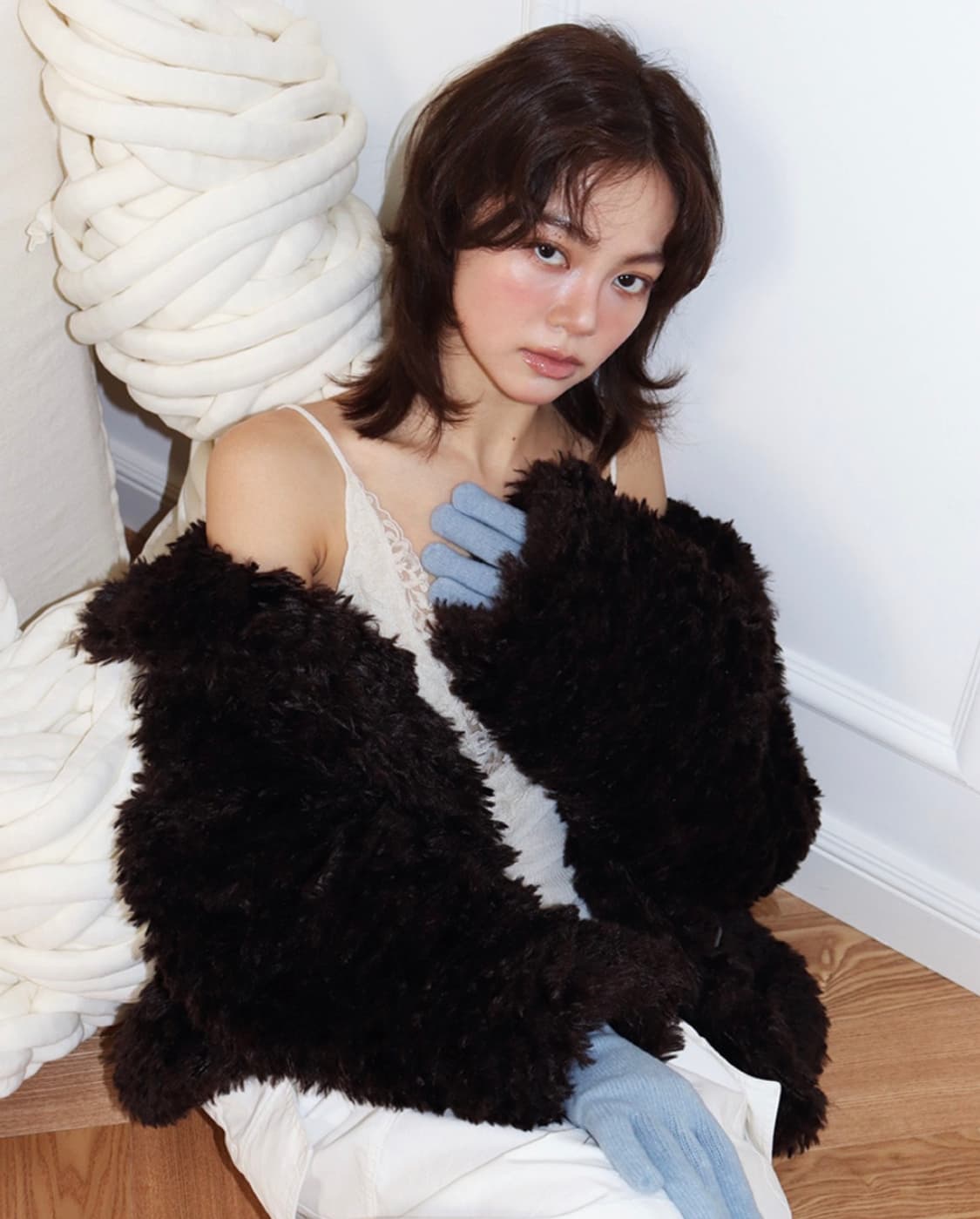 민더리 코지 토글 퍼자켓 (새상품) 상품이미지5