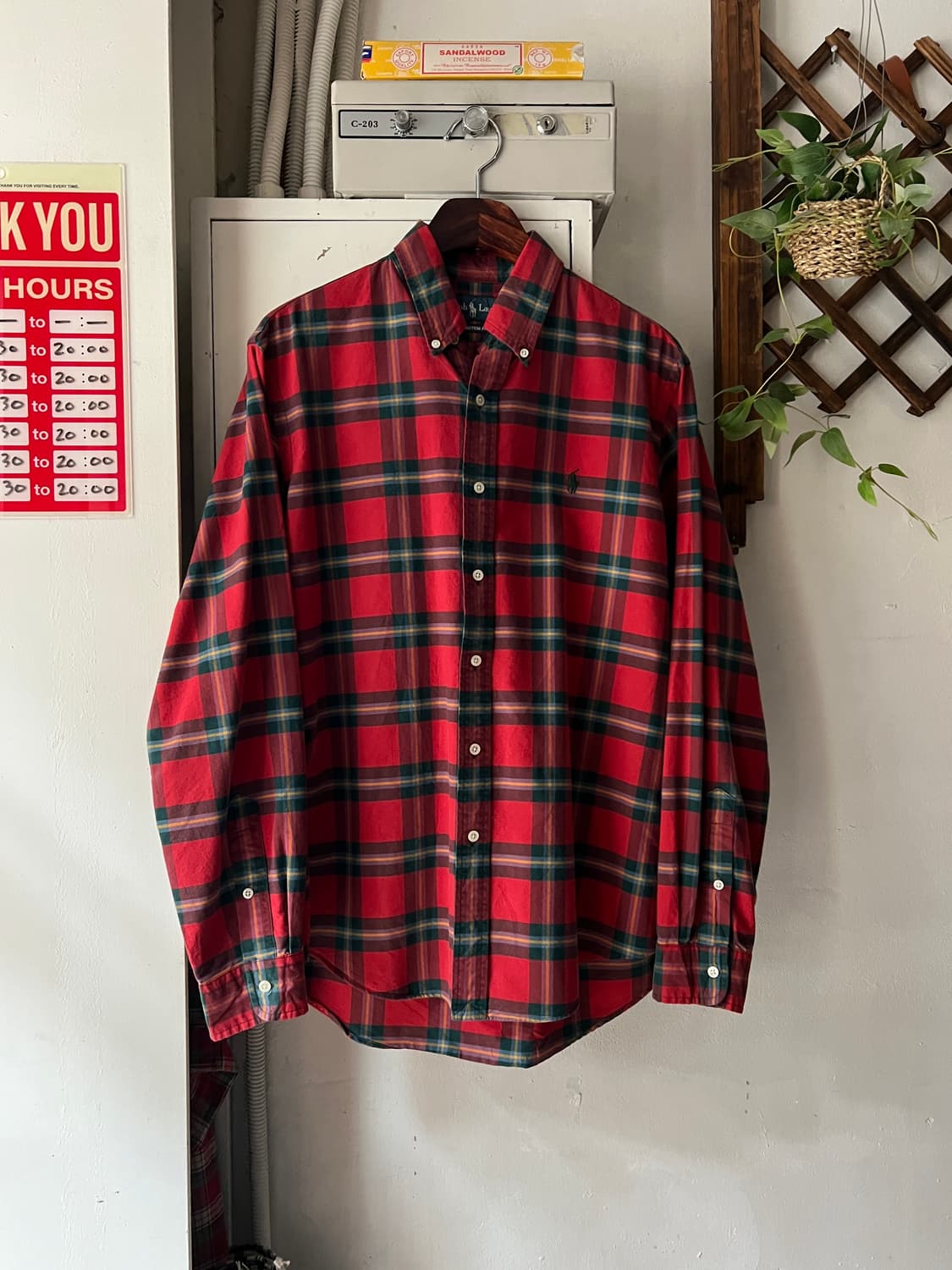 [M]폴로 랄프로렌 클래식 타탄체크 셔츠 상품이미지1