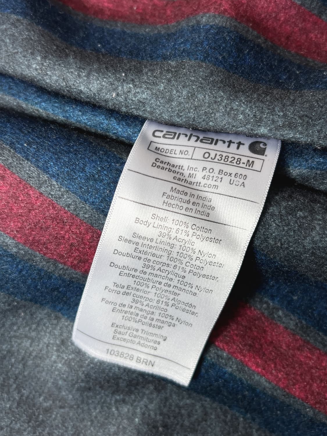 칼하트 디트로이트 자켓 XL  상품이미지9