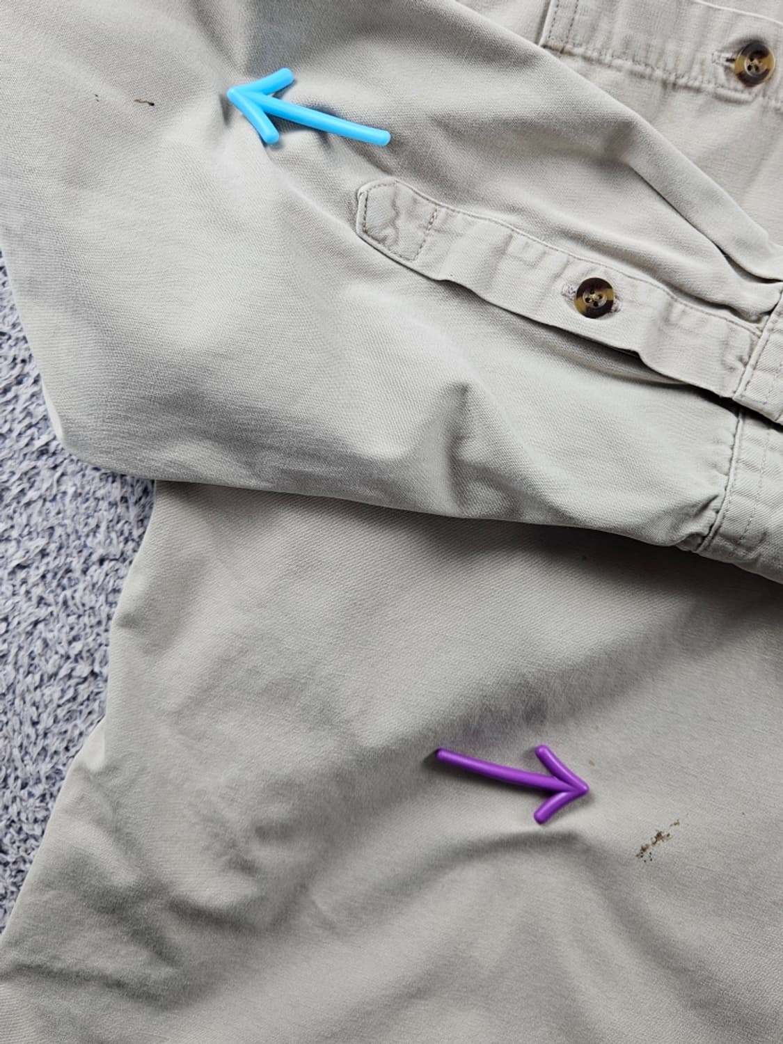 칼하트 코튼 포켓 버튼업 워크 셔츠 ( L ) / 10983 상품이미지5