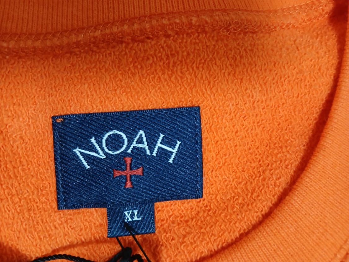 노아 맨투맨 스웻셔츠 오렌지 XL 상품이미지2