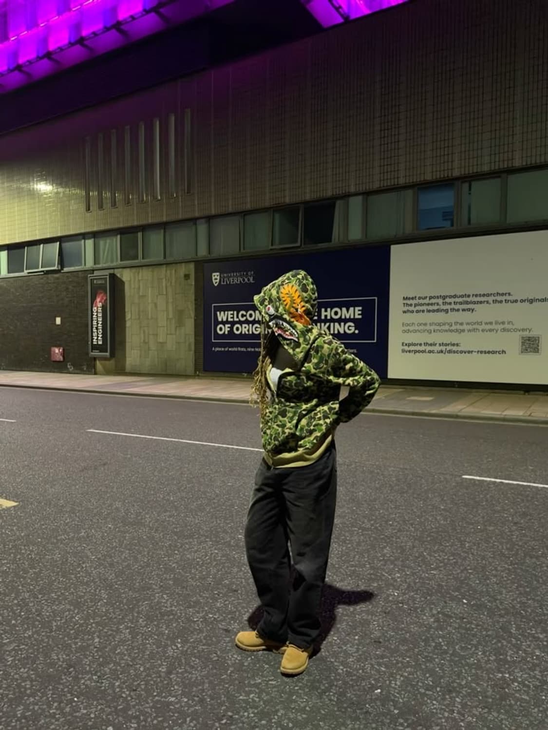 베이프 1st 카모 샤크 후드집업 XL 사계절용 남녀공용 상품이미지9