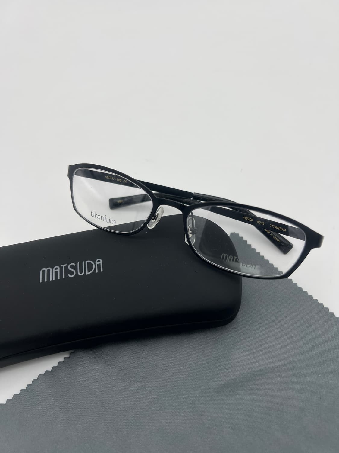 마쯔다 MATSUDA 메탈 스퀘어 안경 8035 상품이미지5