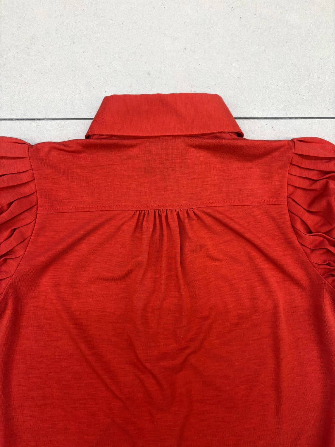 버버리 퍼프슬리브 반팔 셔츠 상품이미지5