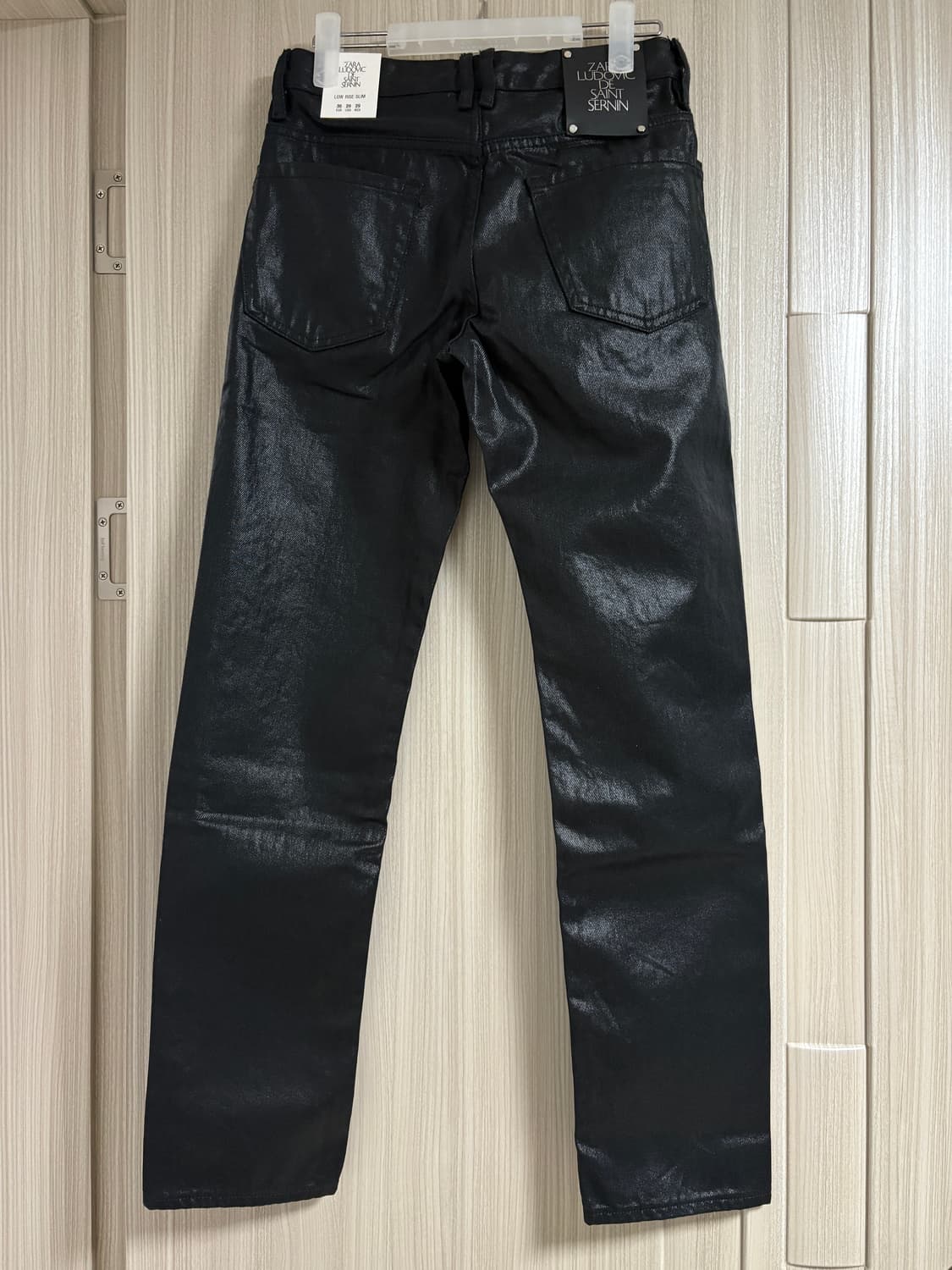 ZARA X LUDOVIC DE SAINT SERNIN 블랙 왁스 코팅진 상품이미지3