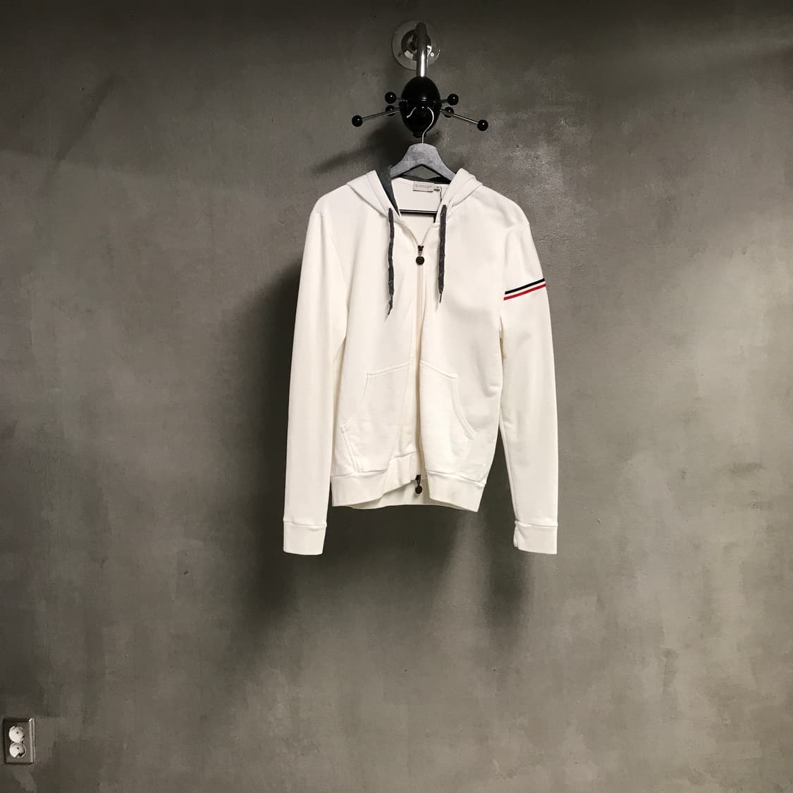 몽클레어 화이트 후드 집업 M 상품이미지1