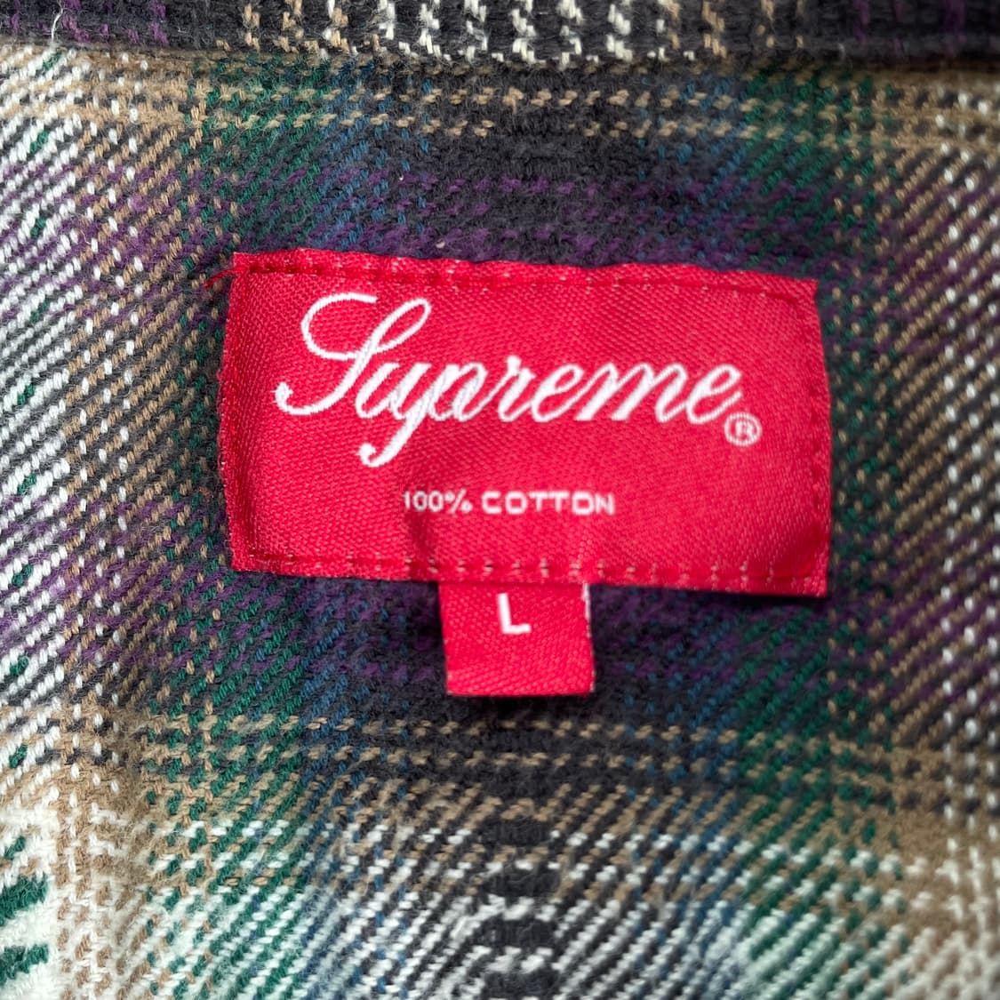 Supreme 슈프림 23F/W 페이드 플란넬 집업 자켓 상품이미지6