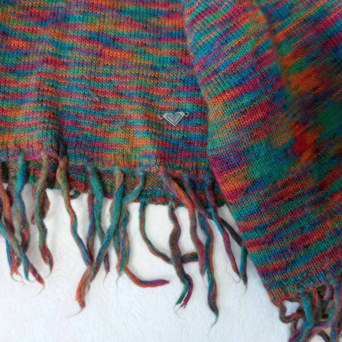 Roxy 보헤미안 히피 요정 모리걸 하구미 스즈코 판초 후드티 상품이미지3