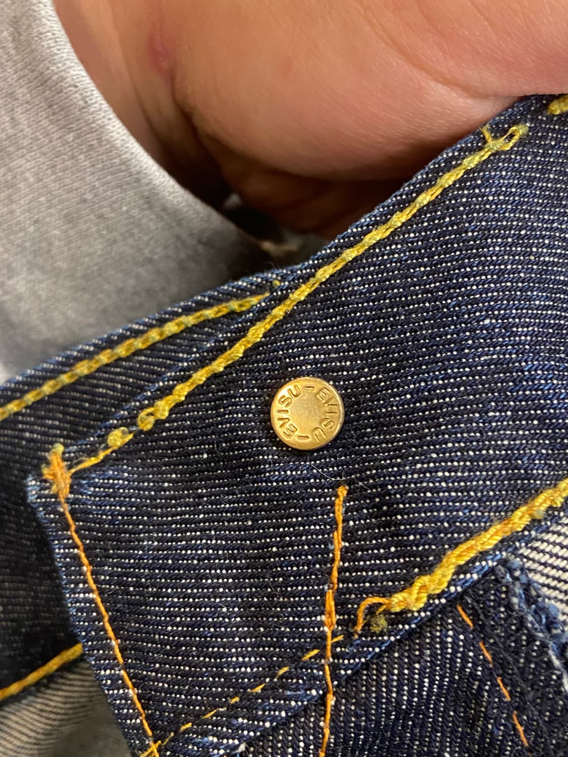 42) Evisu Regular Fit Selvedge Jeans 상품이미지7