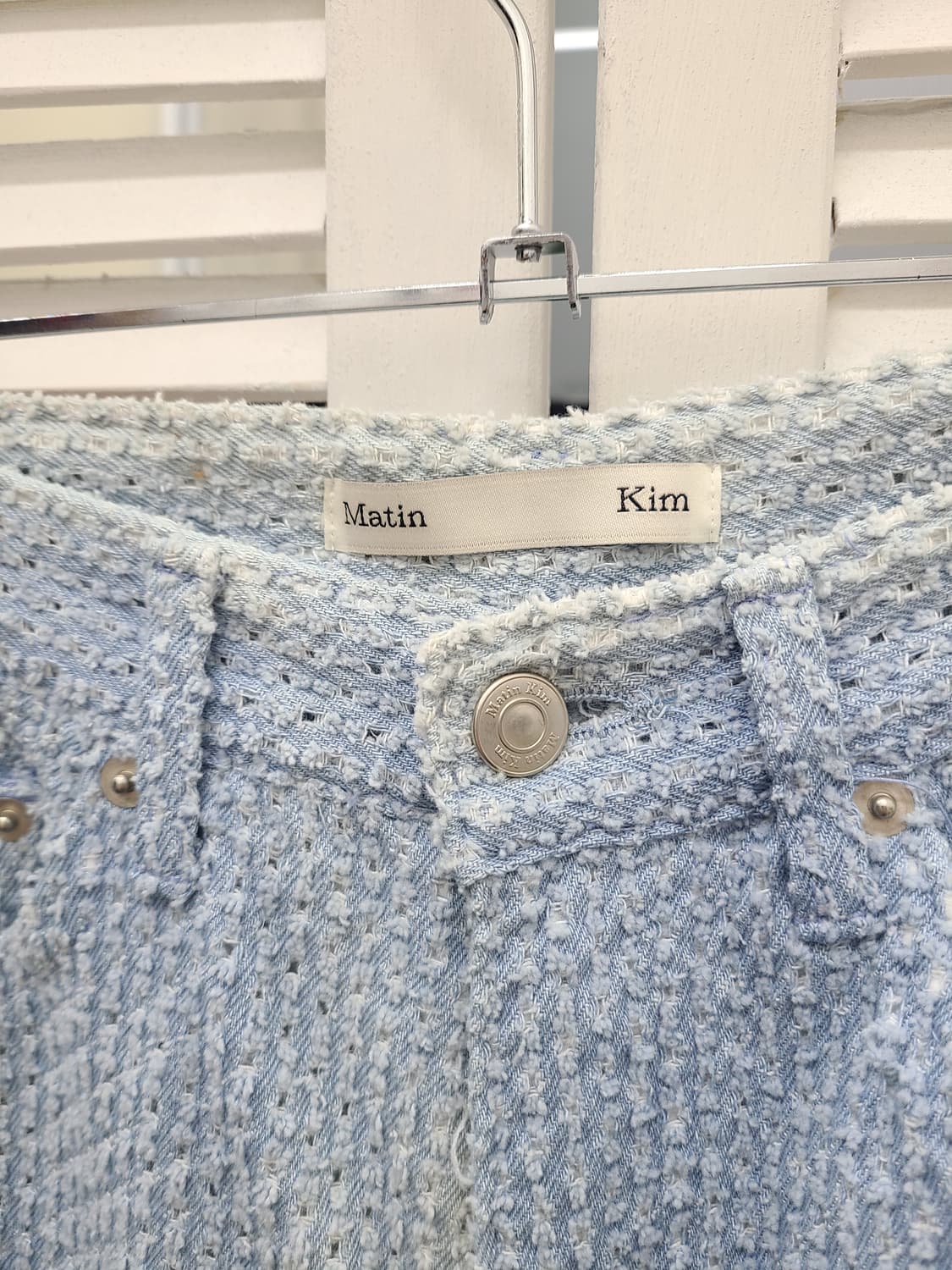 마뗑킴 펀칭 루즈핏 팬츠 상품이미지2