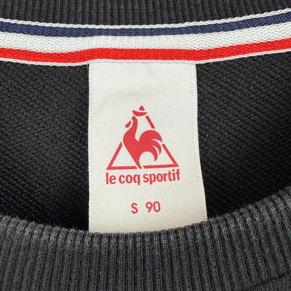 (90) 르꼬끄 로고 맨투맨 블랙 상품이미지3