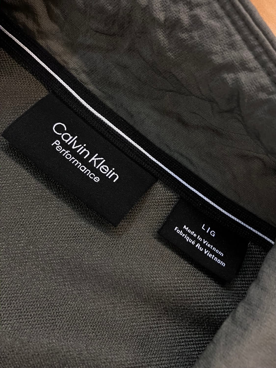 캘빈클라인 바람막이 카키 L #csz3703 상품이미지5