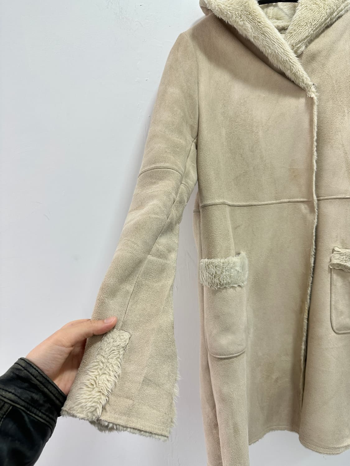 Vintage beige suede mustang 상품이미지5