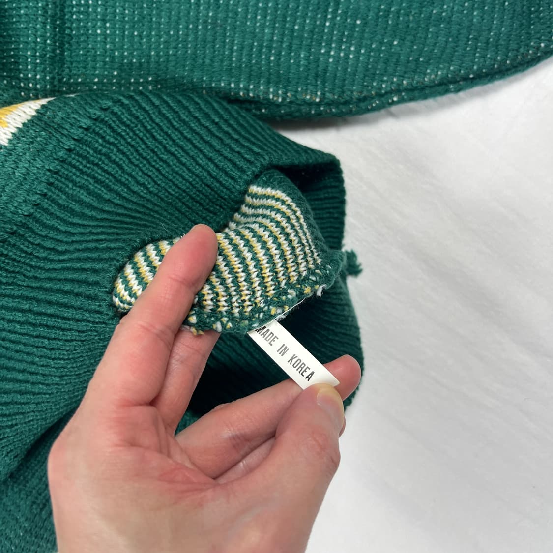 90‘s 우드스탁 피넛 카툰 빅로고 니트 스웨터 상품이미지6