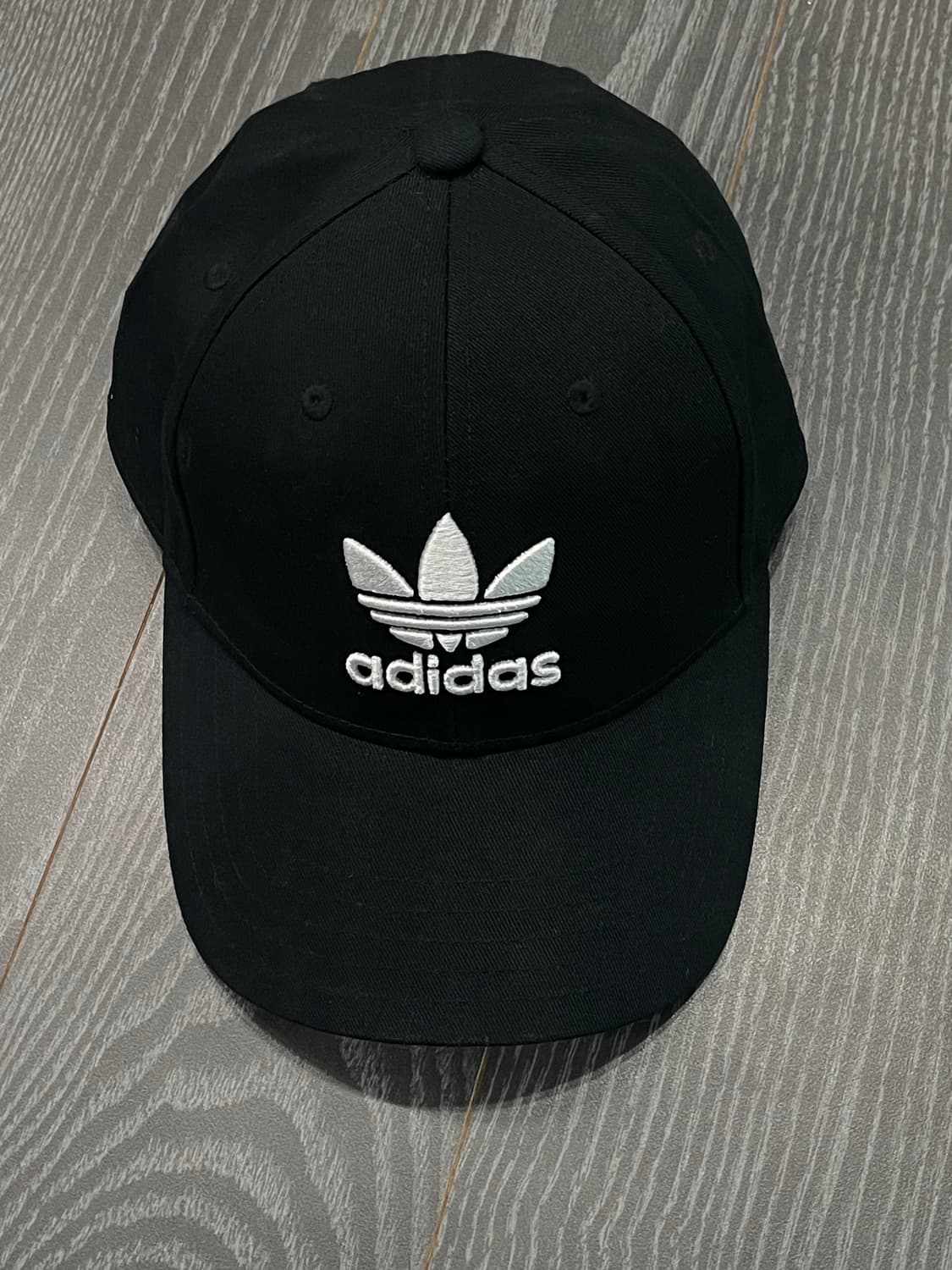 아디다스 블랙 화이트 볼캡 모자 상품이미지1