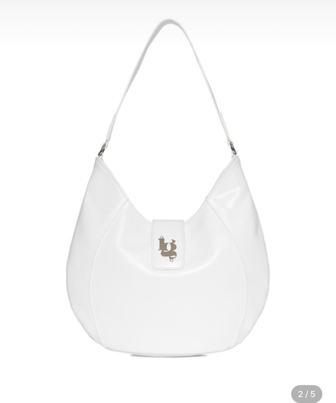 일리고 라인 호보백 화이트 상품이미지1