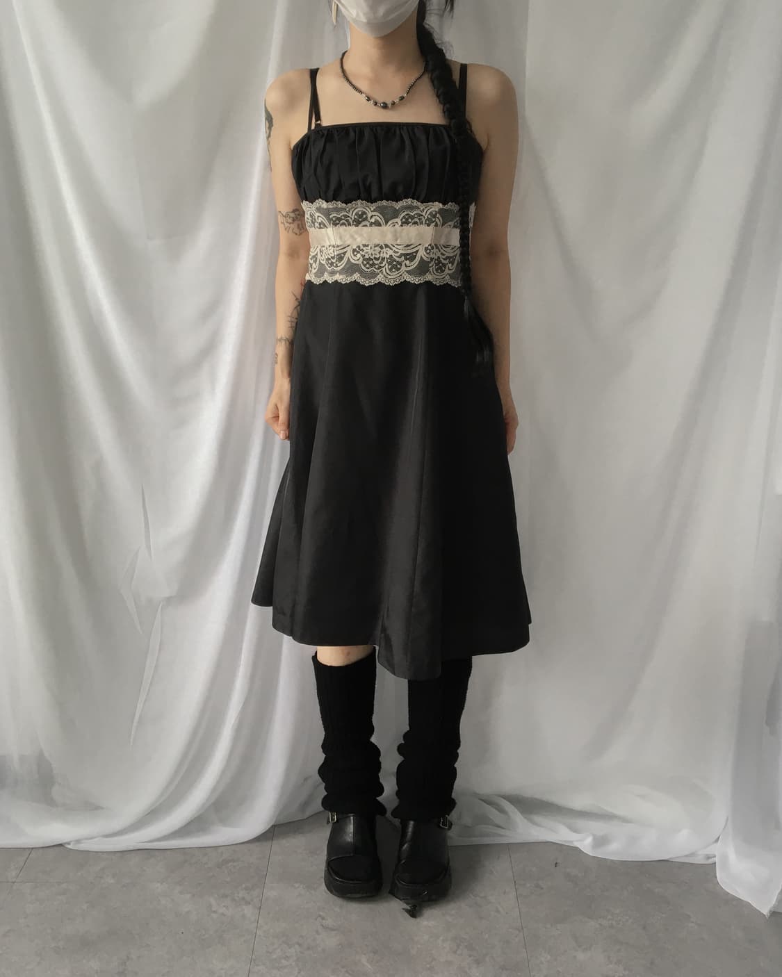 Lace point dress 상품이미지1