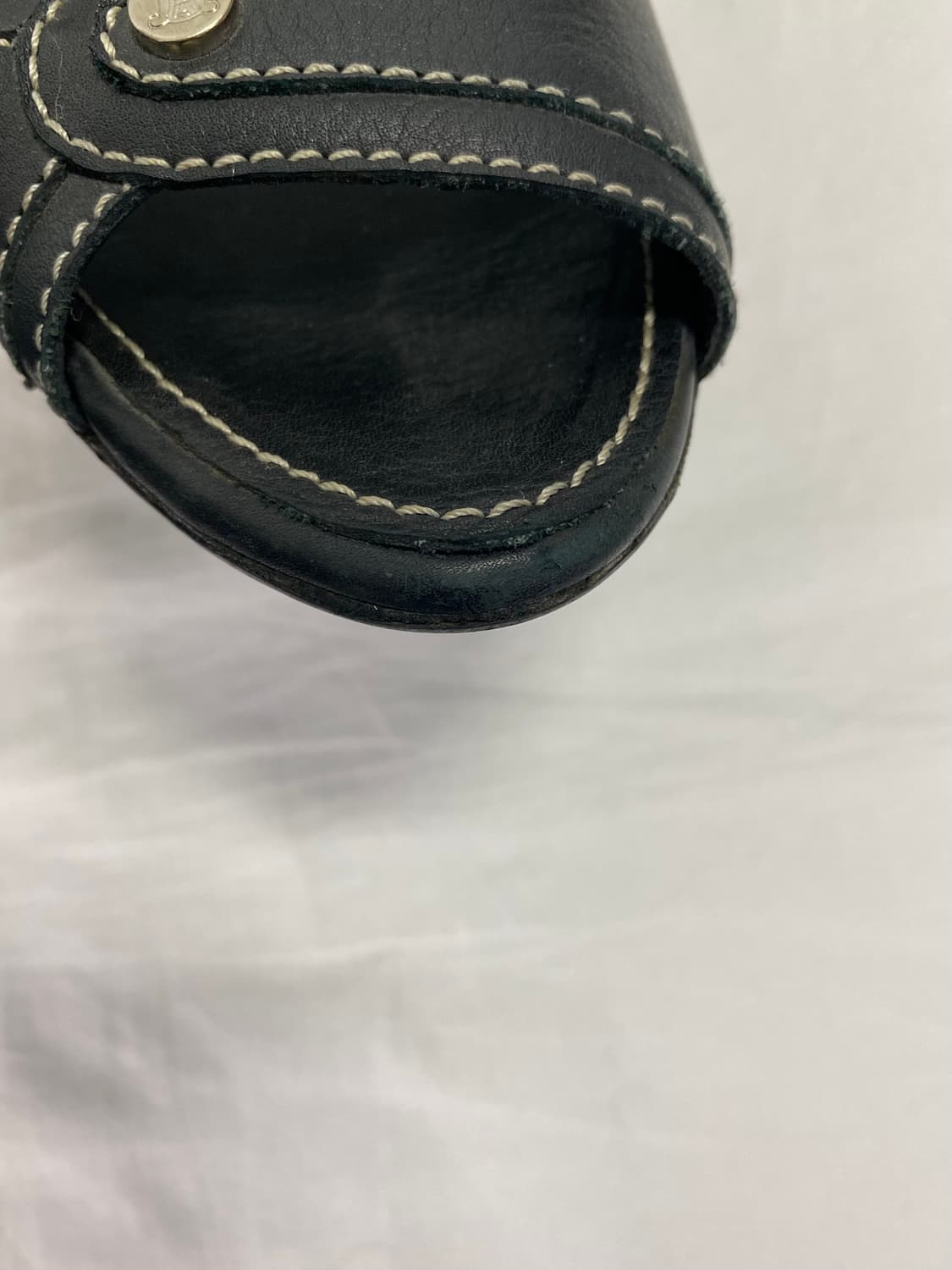 셀린느 Celine 레더 스티치 오픈토 힐 37 상품이미지9