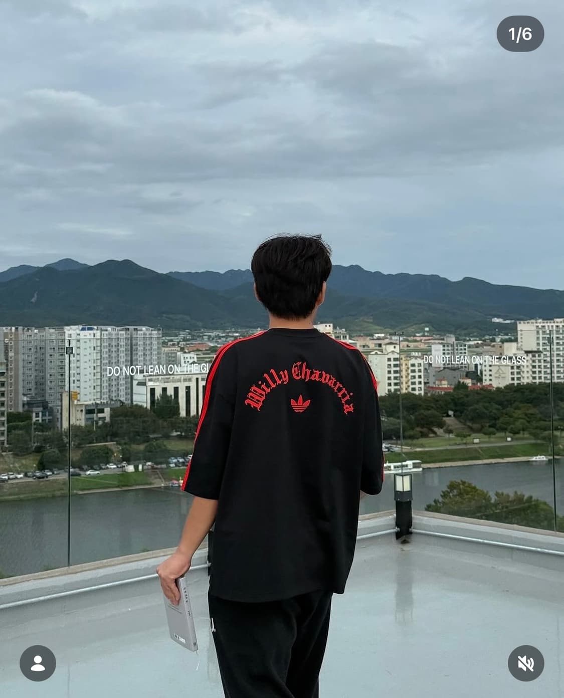 [xs] 아디다스x윌리차바리아 티셔츠 블랙 상품이미지9