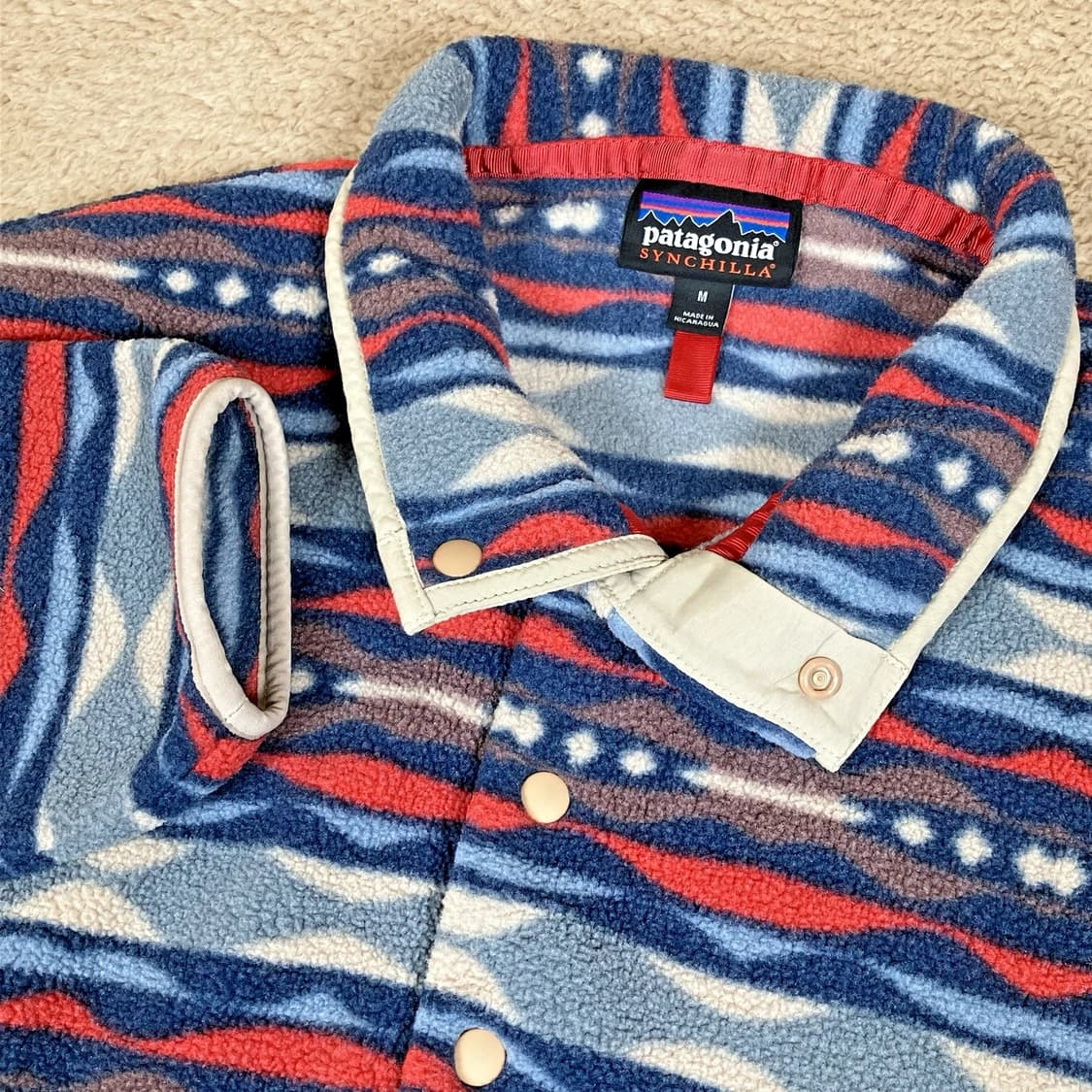 90s 파타고니아 신칠라 스냅-티 플리스 풀오버 상품이미지3