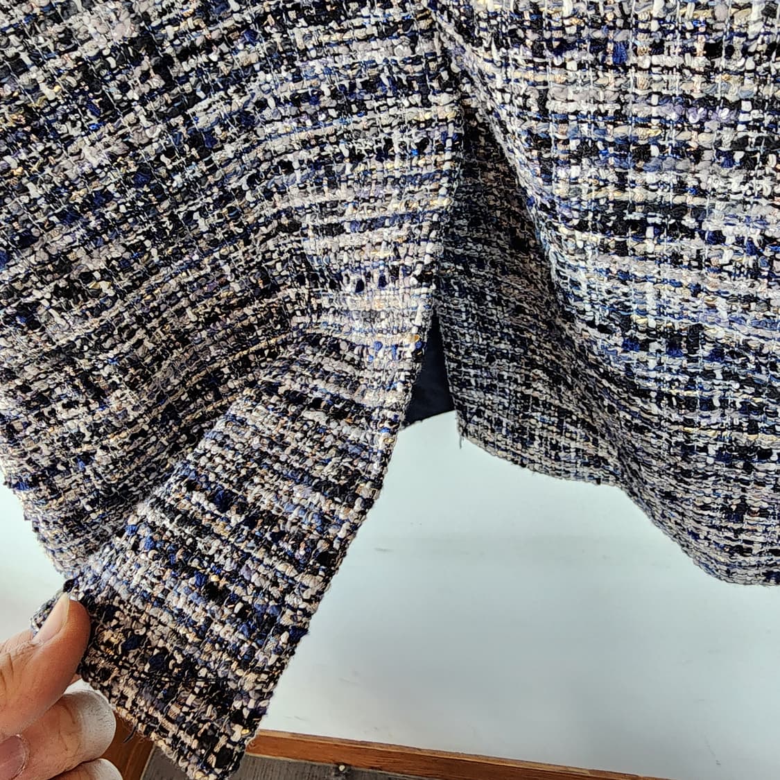 칼 라거펠트 트위드 더블 자켓 상품이미지5