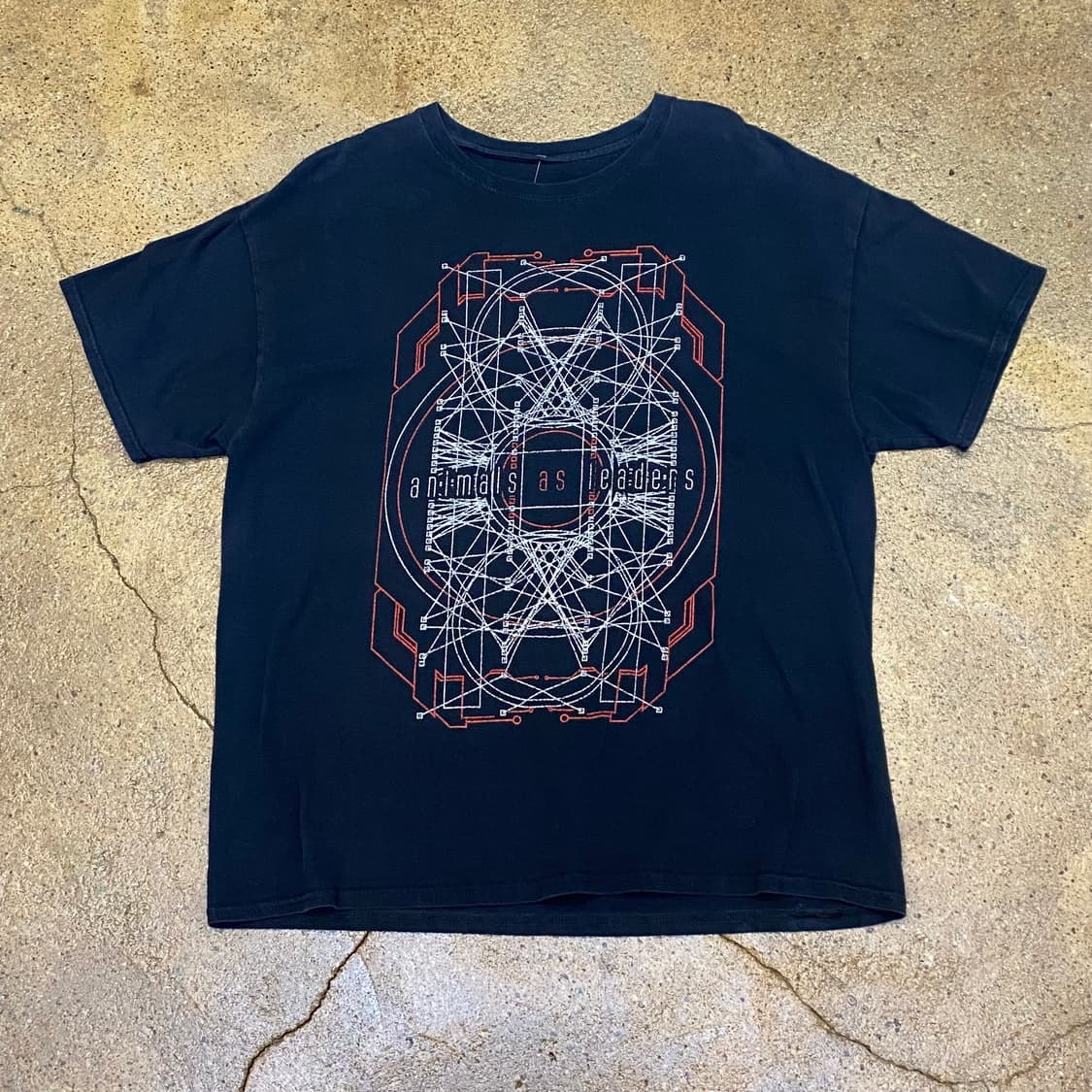 미국 빈티지 애니멀애즈리더 ANIMAL AS LEADER 투어 락티셔츠 상품이미지1