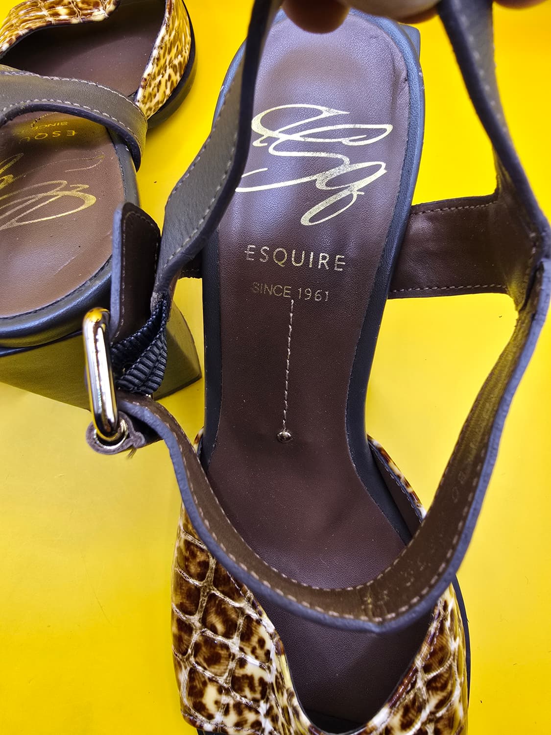 에스콰이어 샌들 235 / 7.5cm 굽 상품이미지4