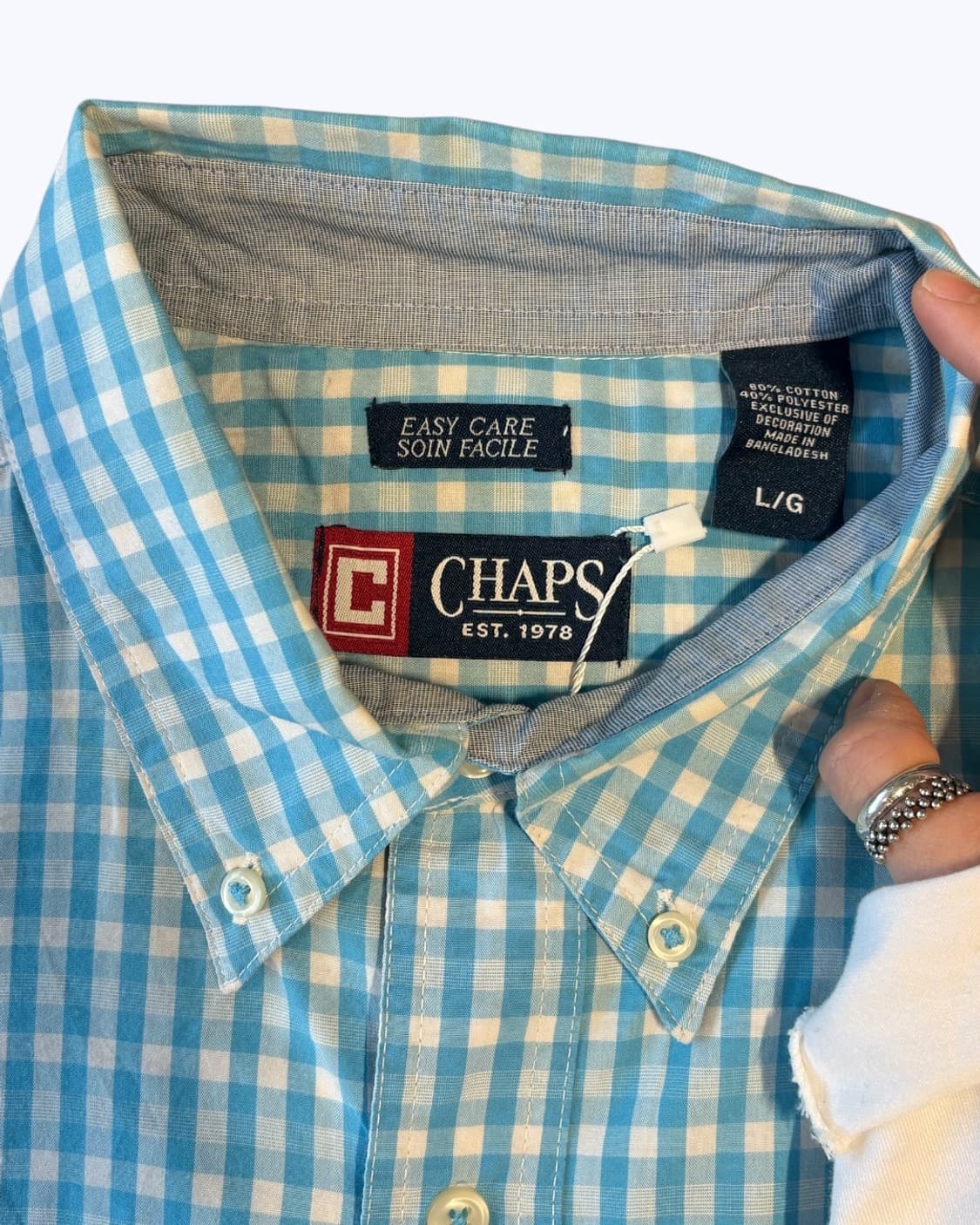 Chaps 체크반팔셔츠 상품이미지2