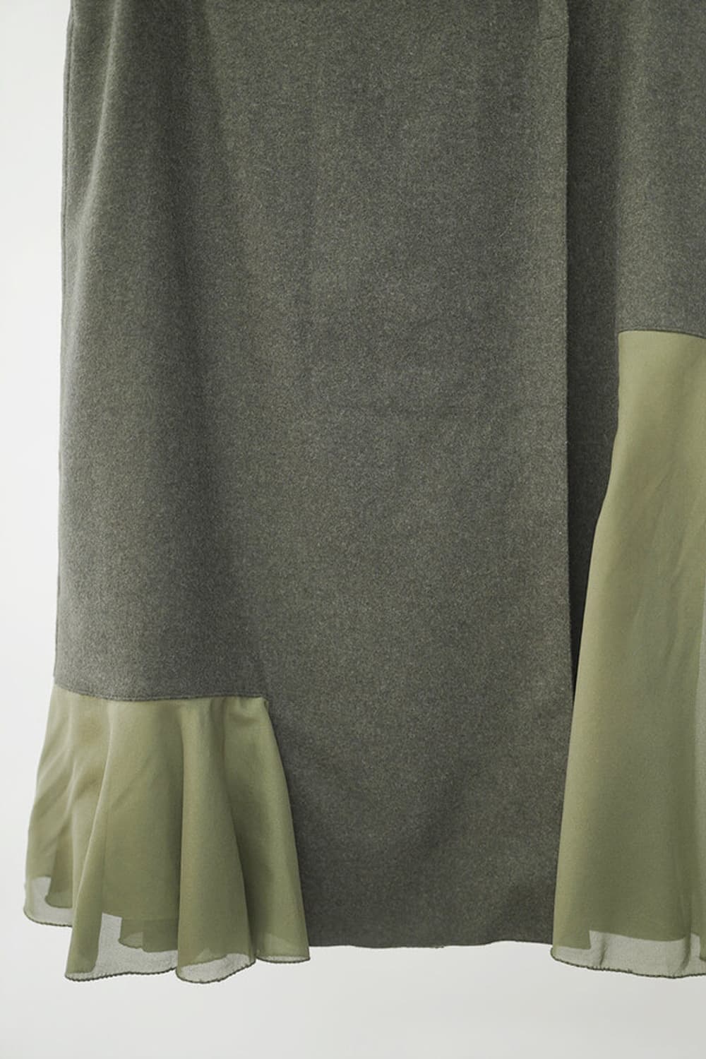Olive green skirt 상품이미지4