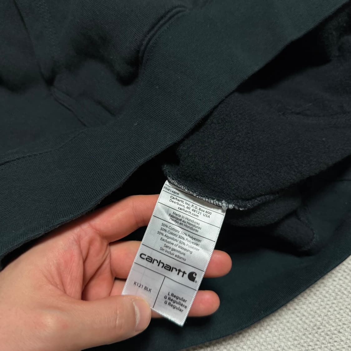 칼하트 오리지널 핏 후드티 상품이미지3
