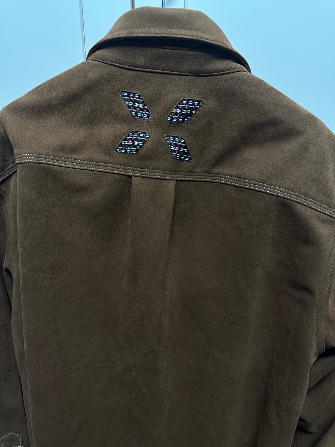 앤더슨벨 르망 페이크 스웨이드 셔츠  상품이미지3