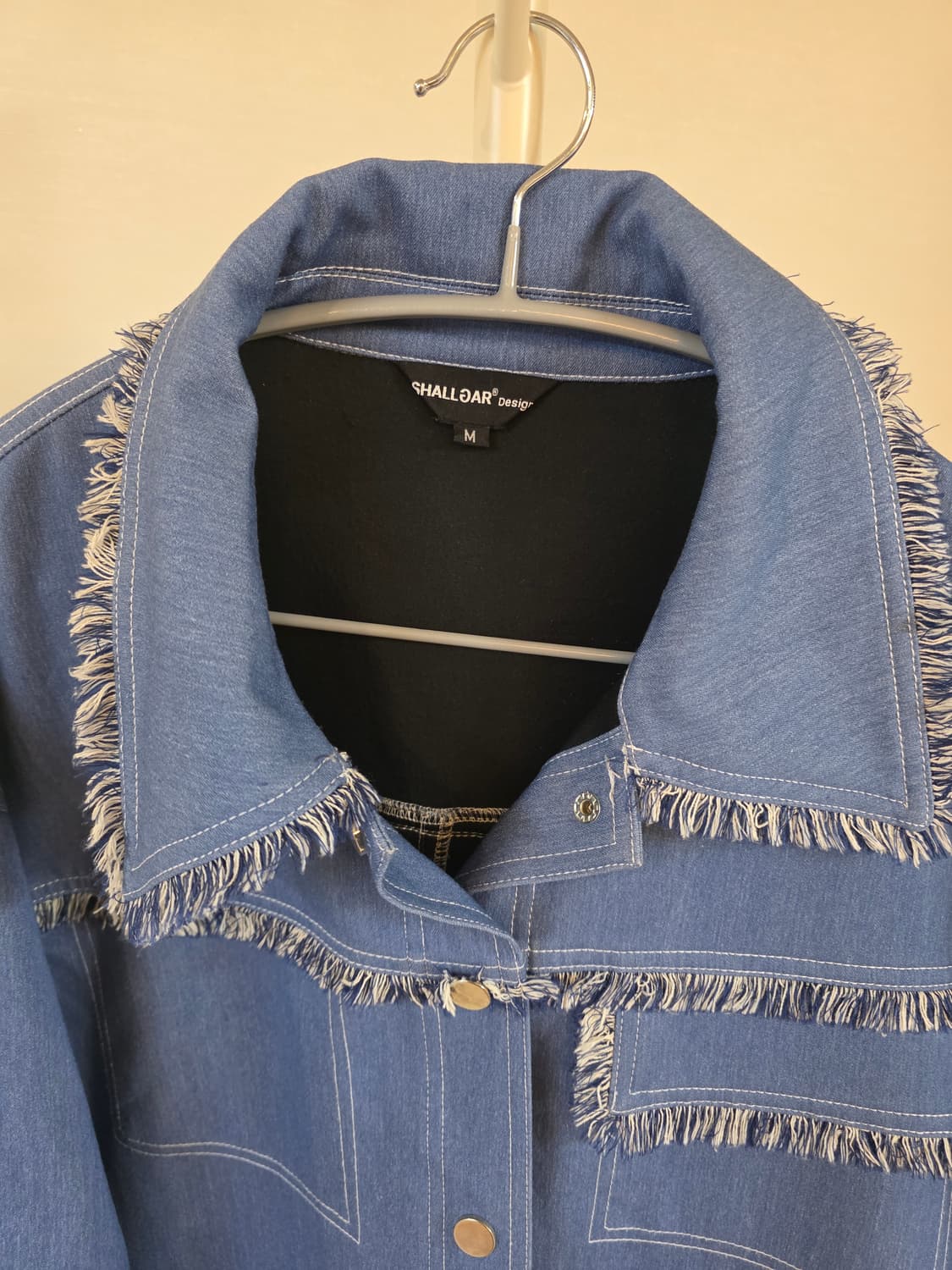 SHALLOAR 디자인 빈티지  데님 청자켓 상품이미지1