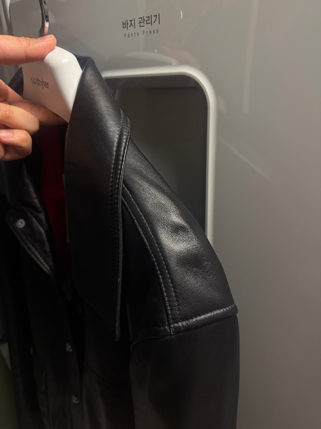 누드본즈 트러커 가죽자켓 XL 상품이미지4