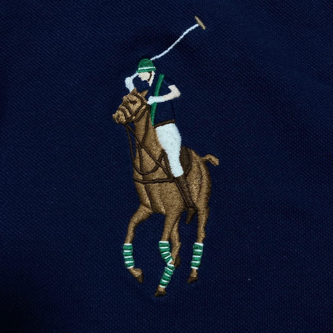 폴로 랄프로렌 빅포니 네이비 카라 반팔티 상품이미지2