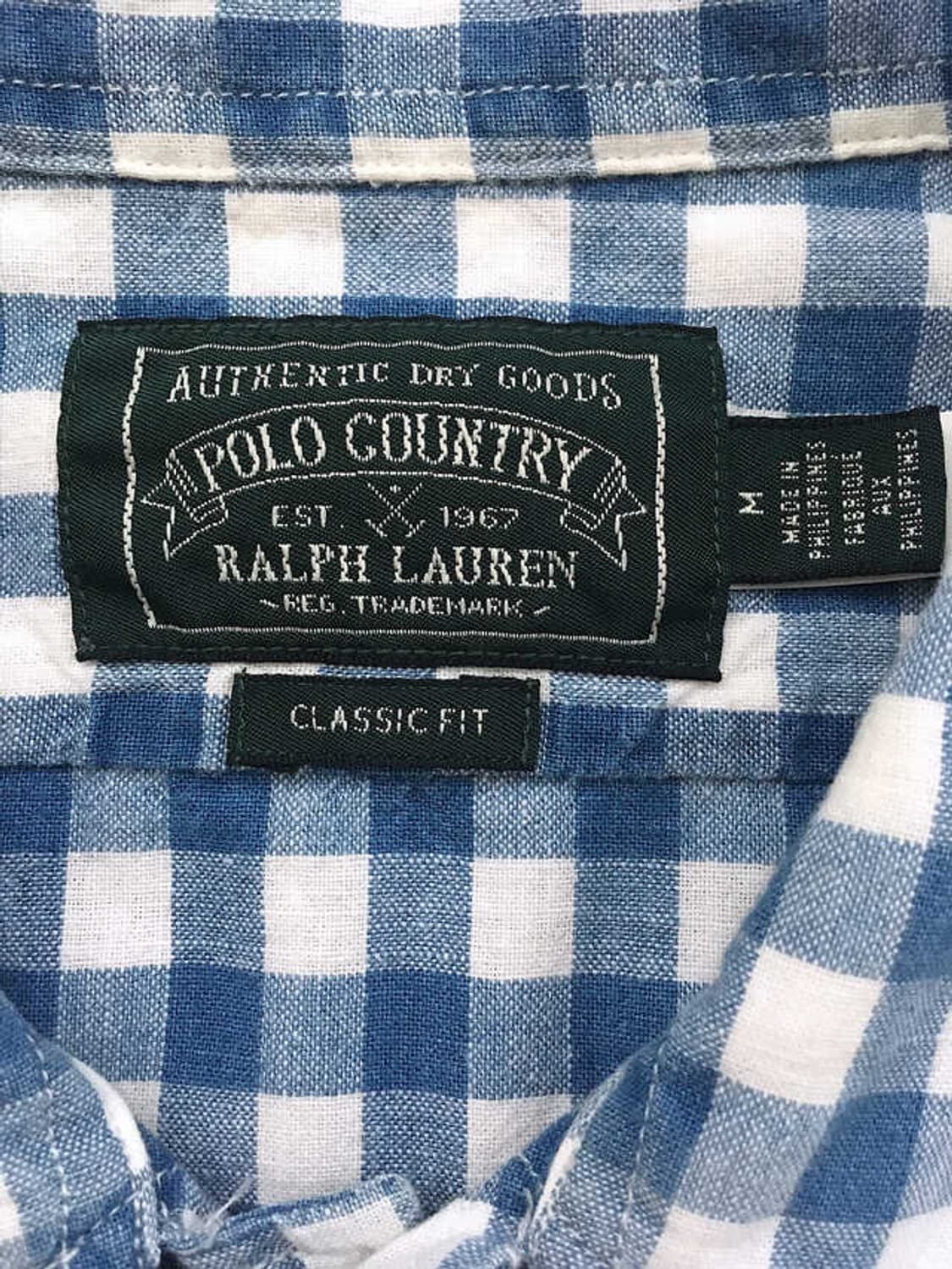 Blue gingham check workshirts 상품이미지2