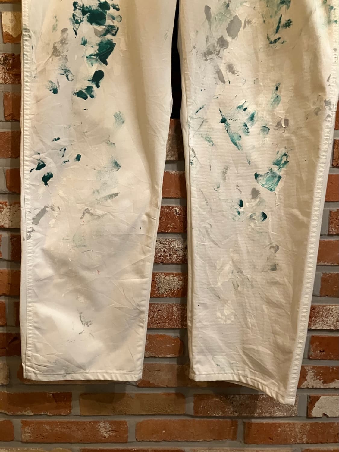 디키즈 빈티지 화이트 카펜터 페인터 팬츠 상품이미지4