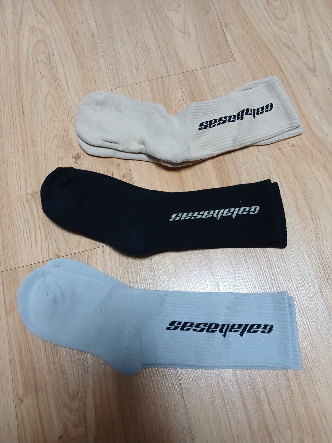 이지 칼라바사스 양말 3족 세트 상품이미지2