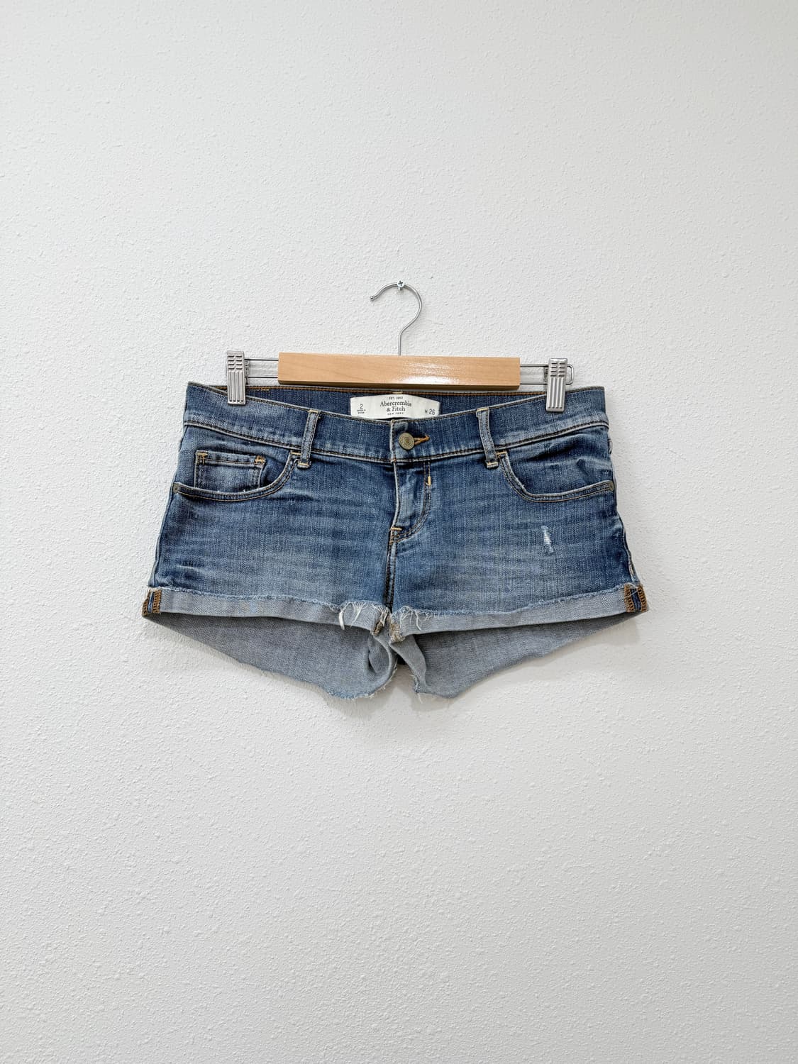 빈티지 아베크롬비 로우라이즈 데님 숏 팬츠 상품이미지1