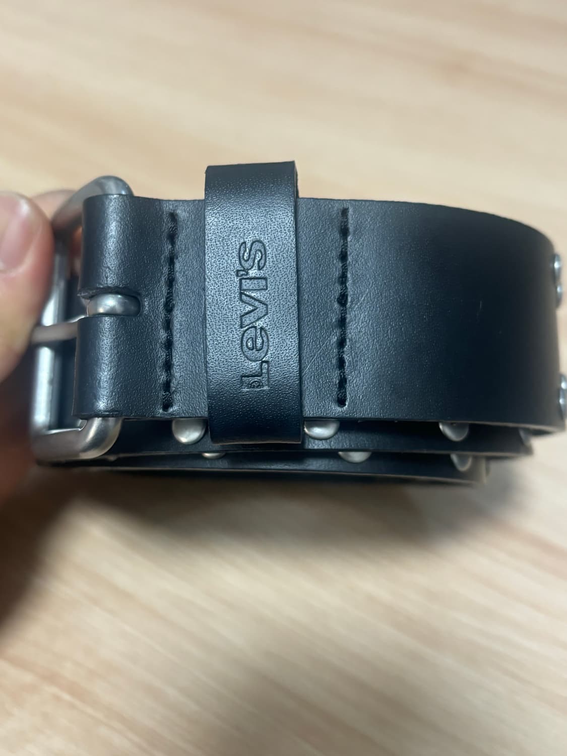 리바이스 포인트 레더 벨트 상품이미지2